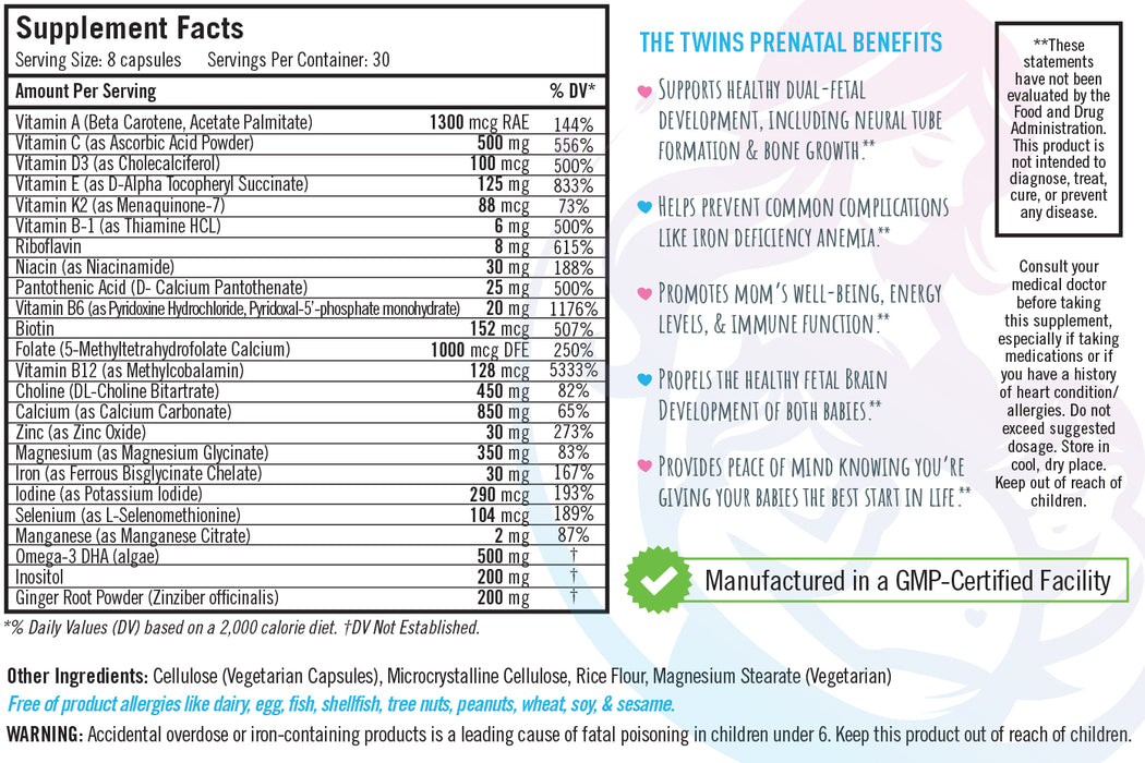 The Twins Prenatal (Pre-Sale Now)
